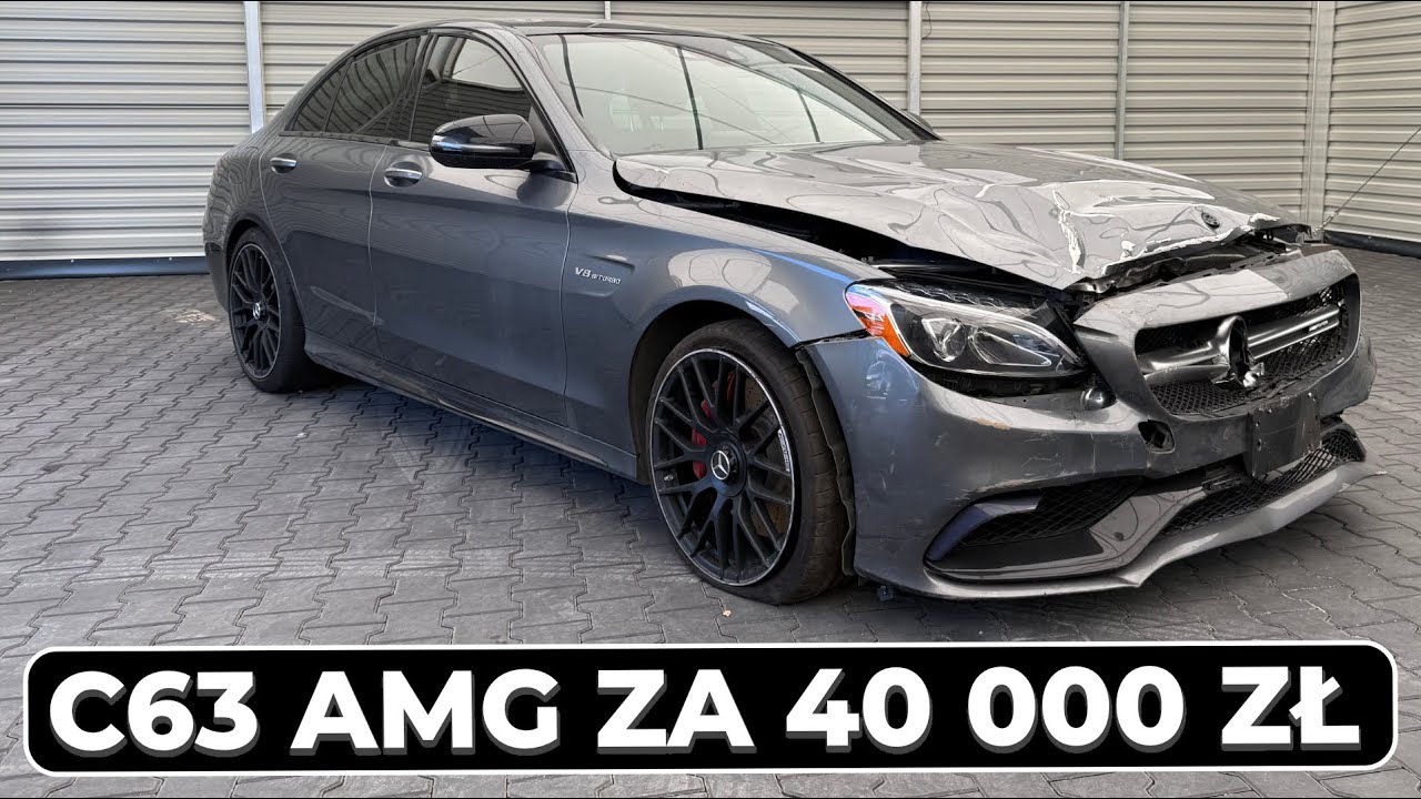 Mercedes C63 AMG z USA. Taniej się nie dało (Kanał Bąka)