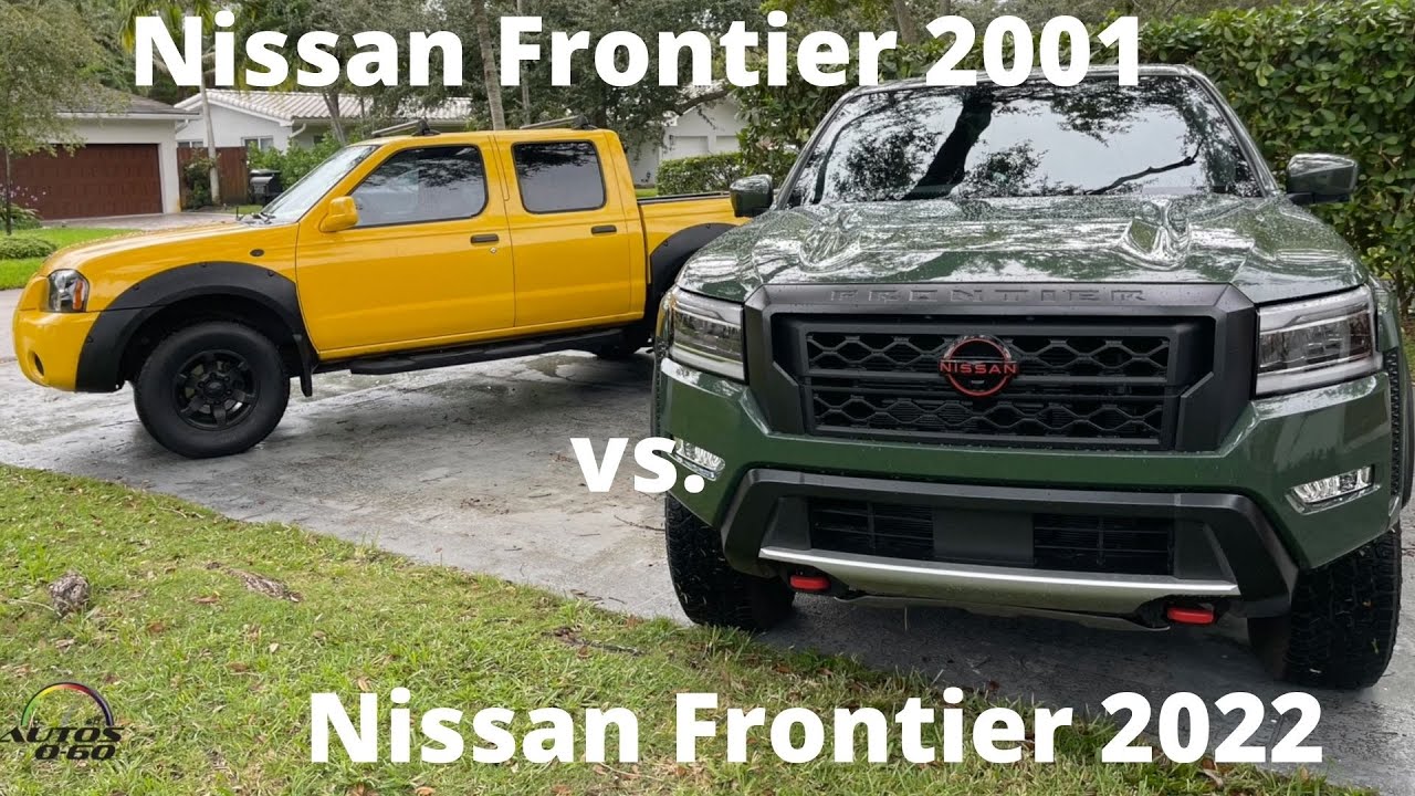 Nissan Frontier 2001 vs. Nissan Frontier 2022