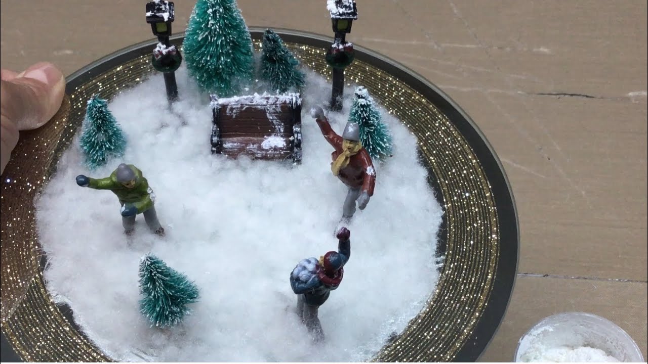 DIY CHRISTMAS SNOWBALL FIGHT DOLLAR STORE CANDY DISH/CANDLE HOLDER