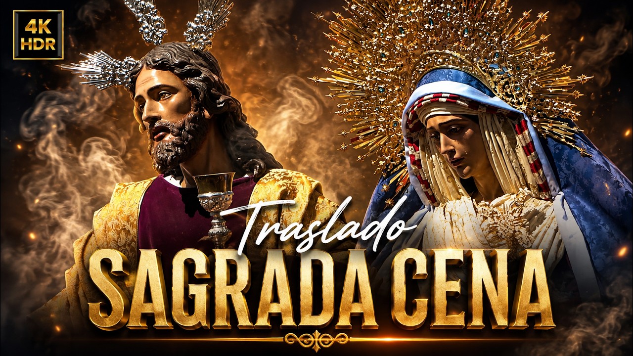 ▶️ TRASLADO SAGRADA CENA MÁLAGA | CRISTO DE LA CENA Y VIRGEN DE LA PAZ | [4K]