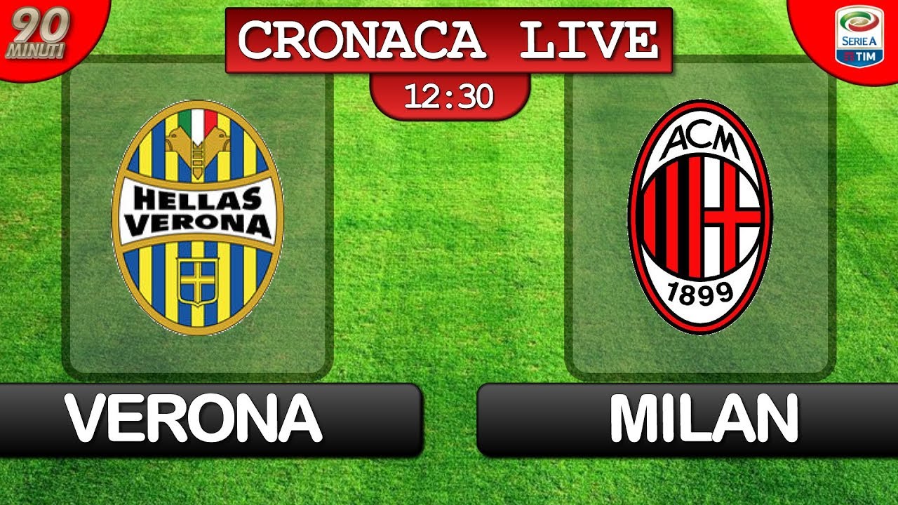 Live in diretta streaming di HELLAS VERONA MILAN (3-0) del 17/12/17 SERIE A