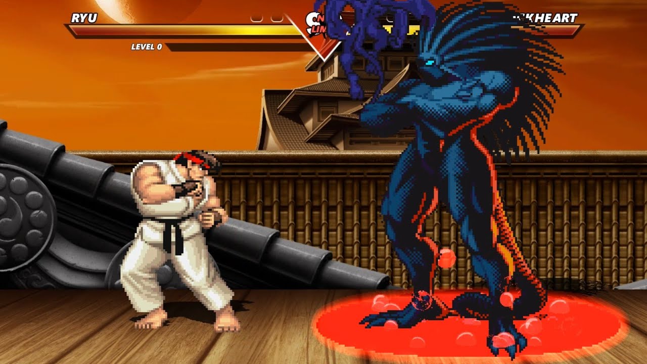 ULTIMATE RYU vs BLACKHEART - Epic Combat @(1080) - 60 fps✔️