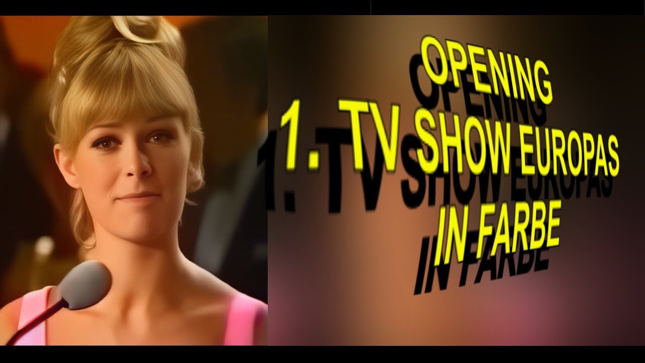 Erste TV-Show Europas in Farbe IFA 1967 Dietmar Schönherr & Vivi Bach
