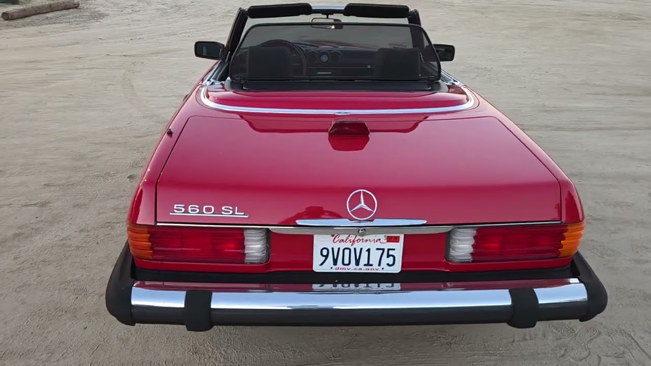 Mercedes 560 SL Walkaround