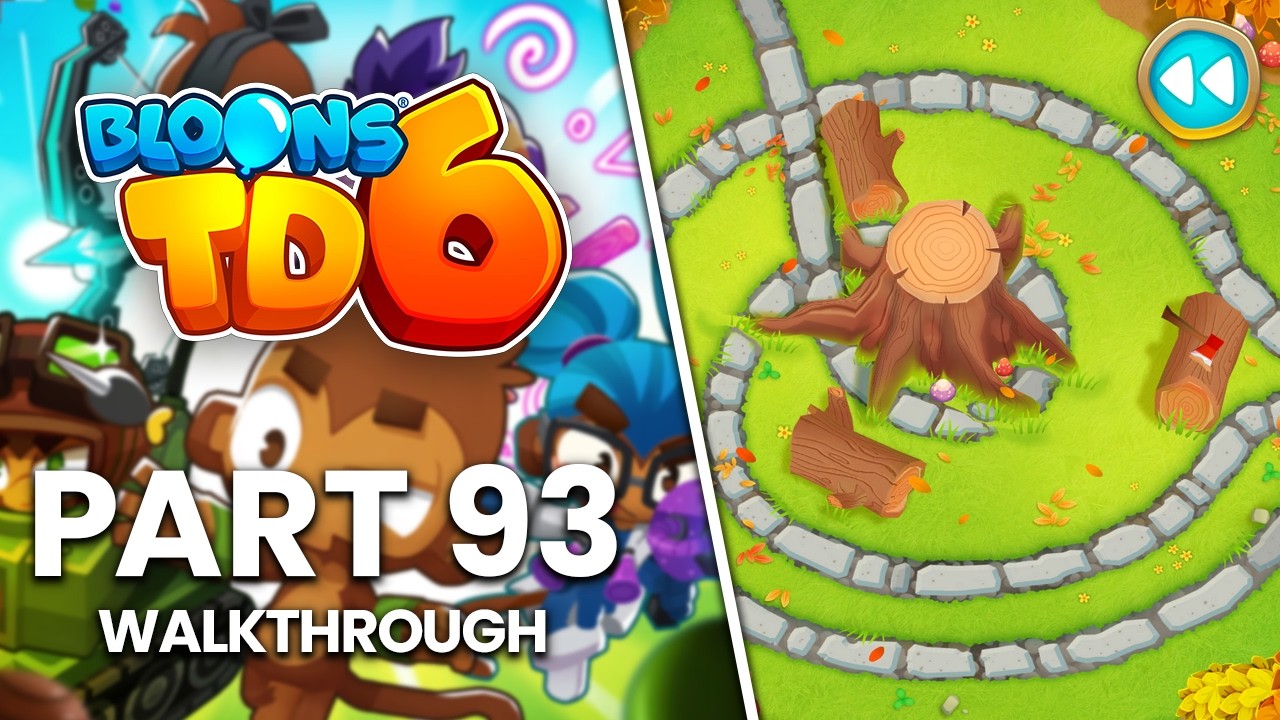 Bloons TD 6 - Part 93 | Tree Stump Reverse (No Commentary Walkthrough)