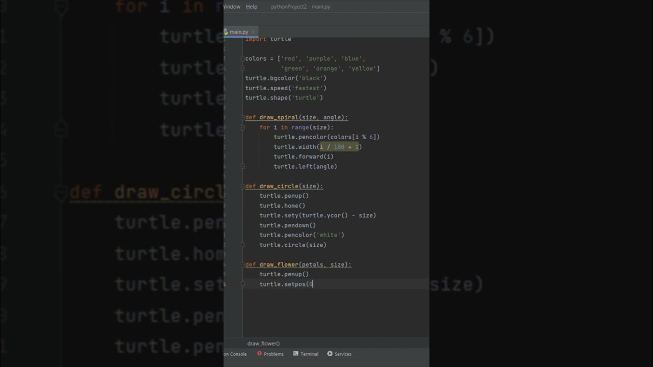 How to Python Library for fun | using Turtle library |#coding #css #html #java #python #programming