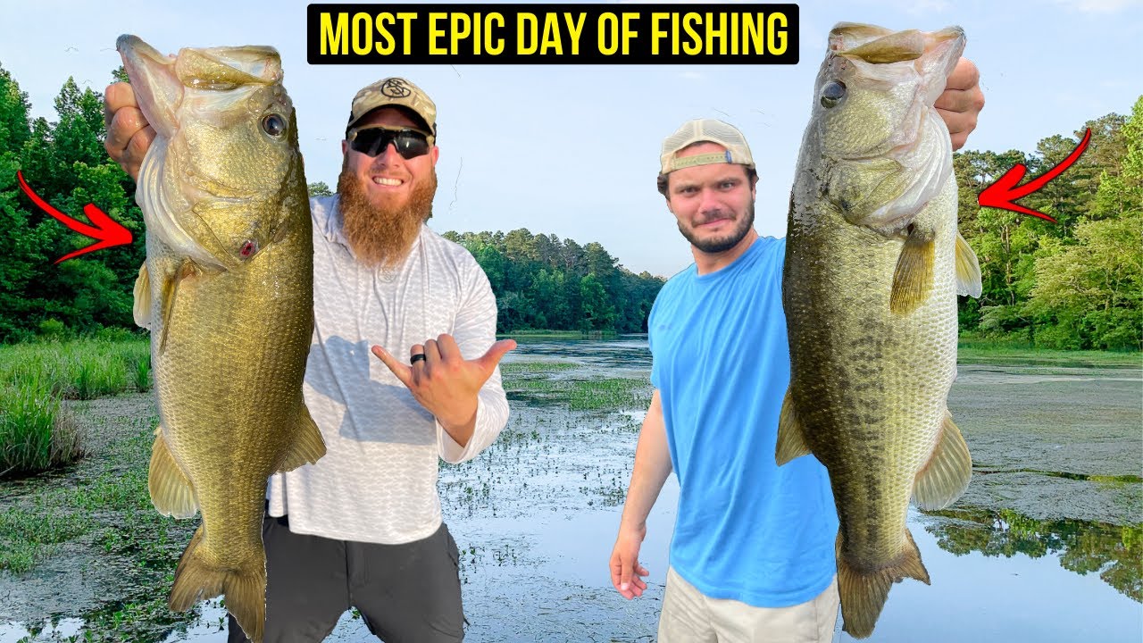 The MOST EPIC Day of Bass Fishing EVER (We Broke our Biggest Bag PB!!)