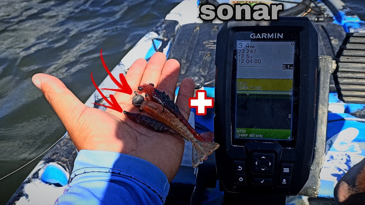 ✴️A MELHOR FERRAMENTA ✴️pra pega o ROBALO  SONAR GARMIN STRICKER VIVID 4VC PLUS