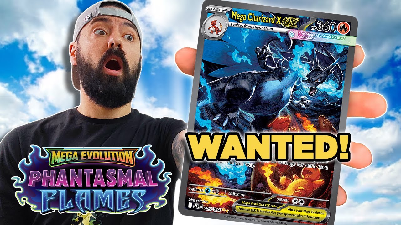 BUSCANDO EL MEGA CHARIZARD EN UNA BOOSTER BOX DE 18 SOBRES DE PHANTASMAL FLAMES - CARTAS POKEMON
