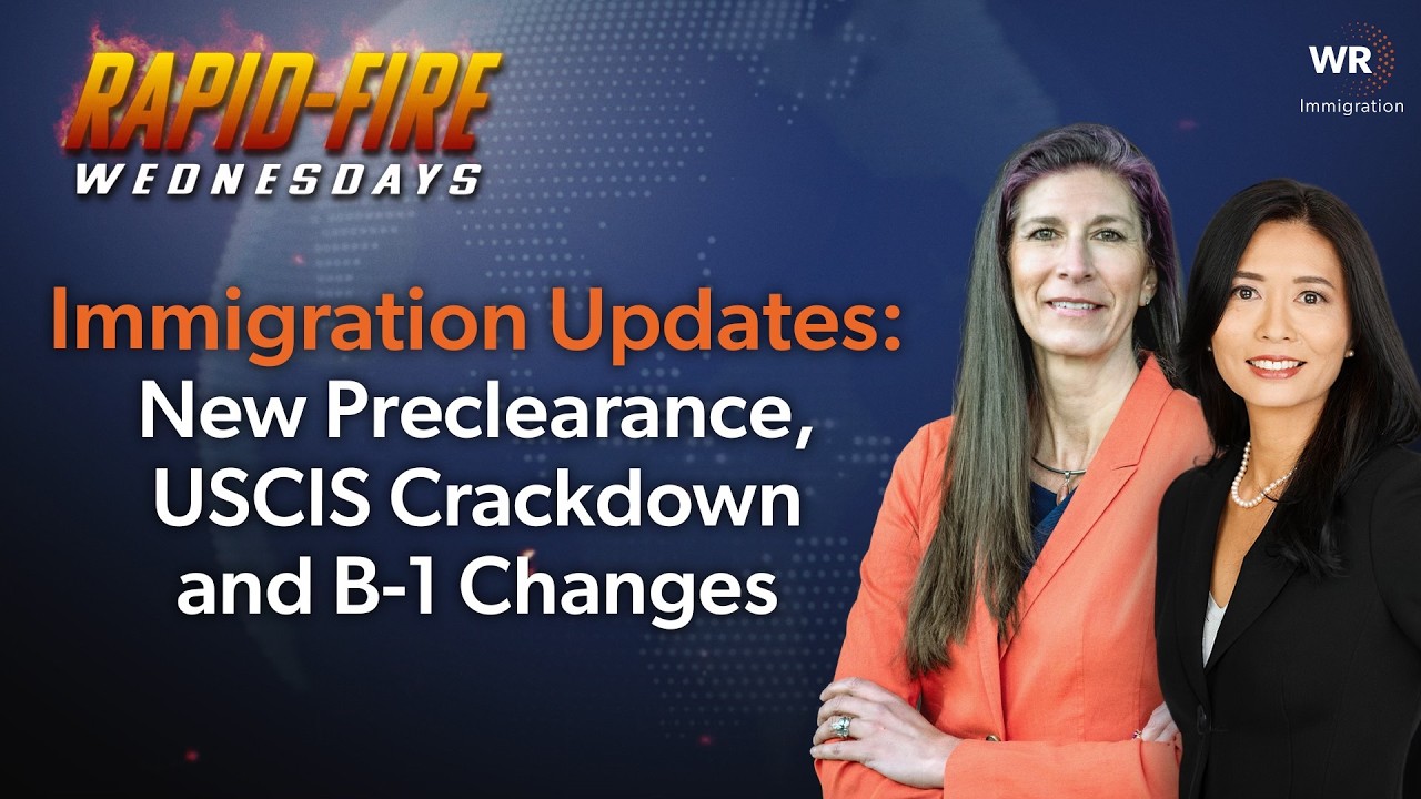 Новые правила предварительного одобрения, ужесточение мер со стороны USCIS и изменения в визе B-1...
