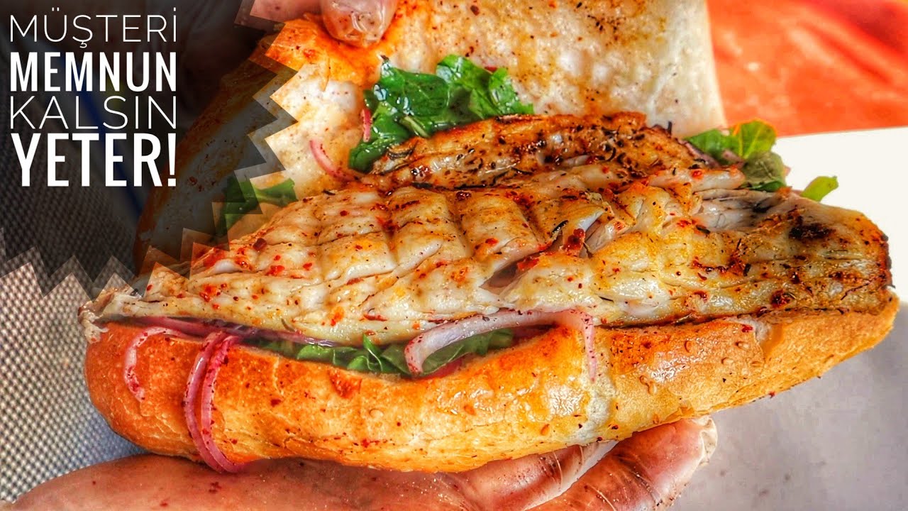 MÜŞTERİYE YOK ÇEKİLMEZ! DOLU DOLU BİR BALIK EKMEK!