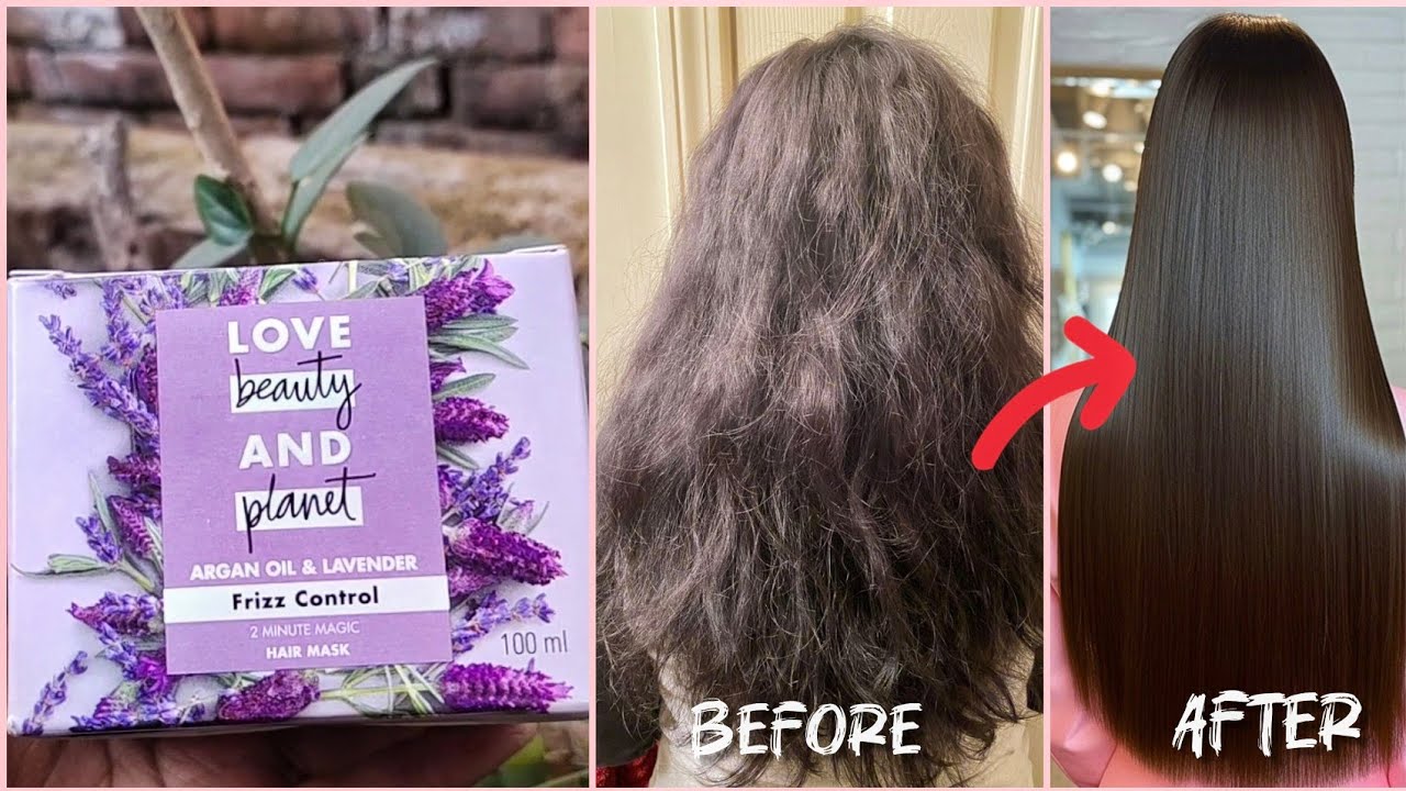How Is Love Beauty & Planet Argan Oil & Lavender Hair Mask  |  Control Frizzy Hair | Shinny Roops