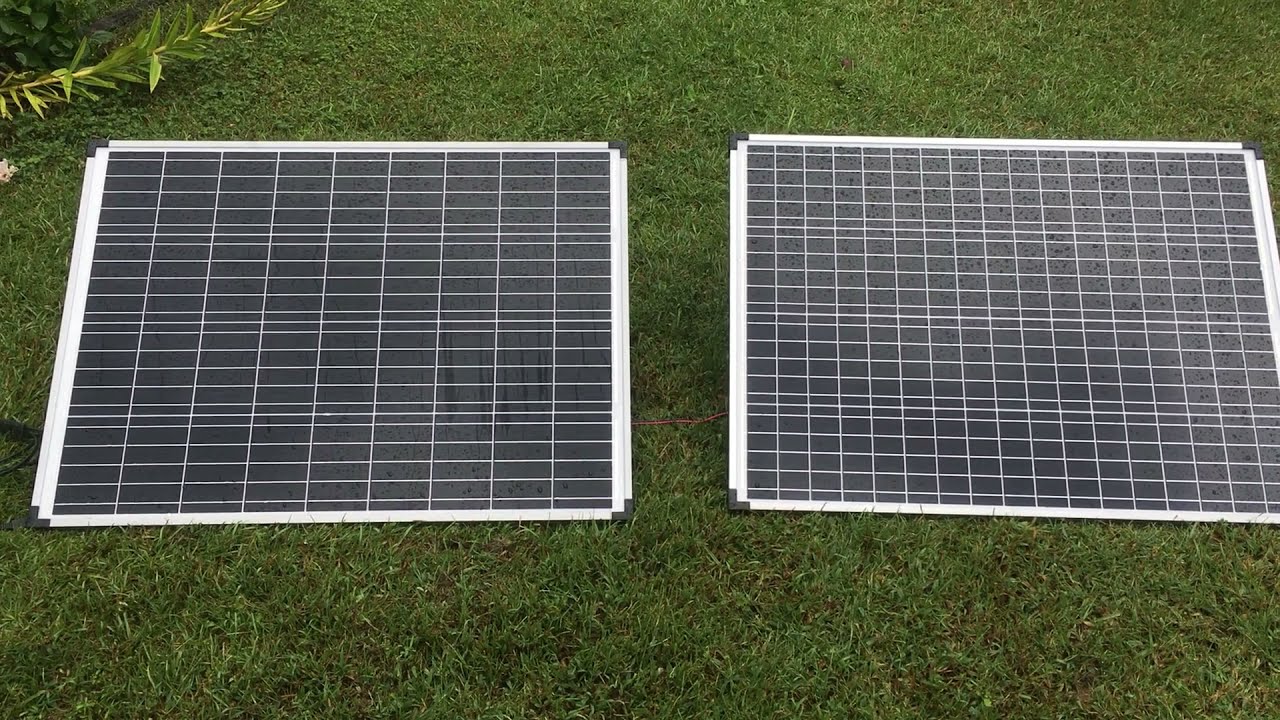Can you hook two of the new 100 Watt Harbor Freight Solar Panels Together?? 57325 (Rainy Day Result)