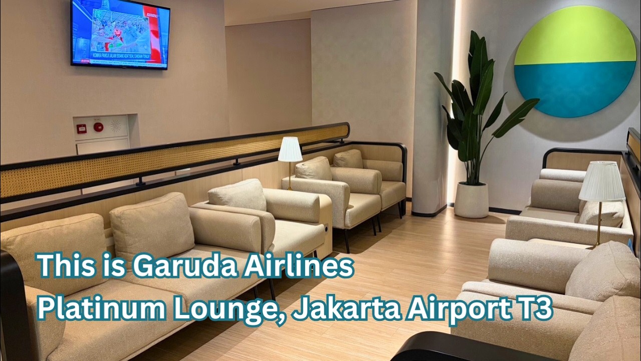 TOUR: Garuda Airlines Platinum & Business Lounge, Jakarta International Airport (CGK)