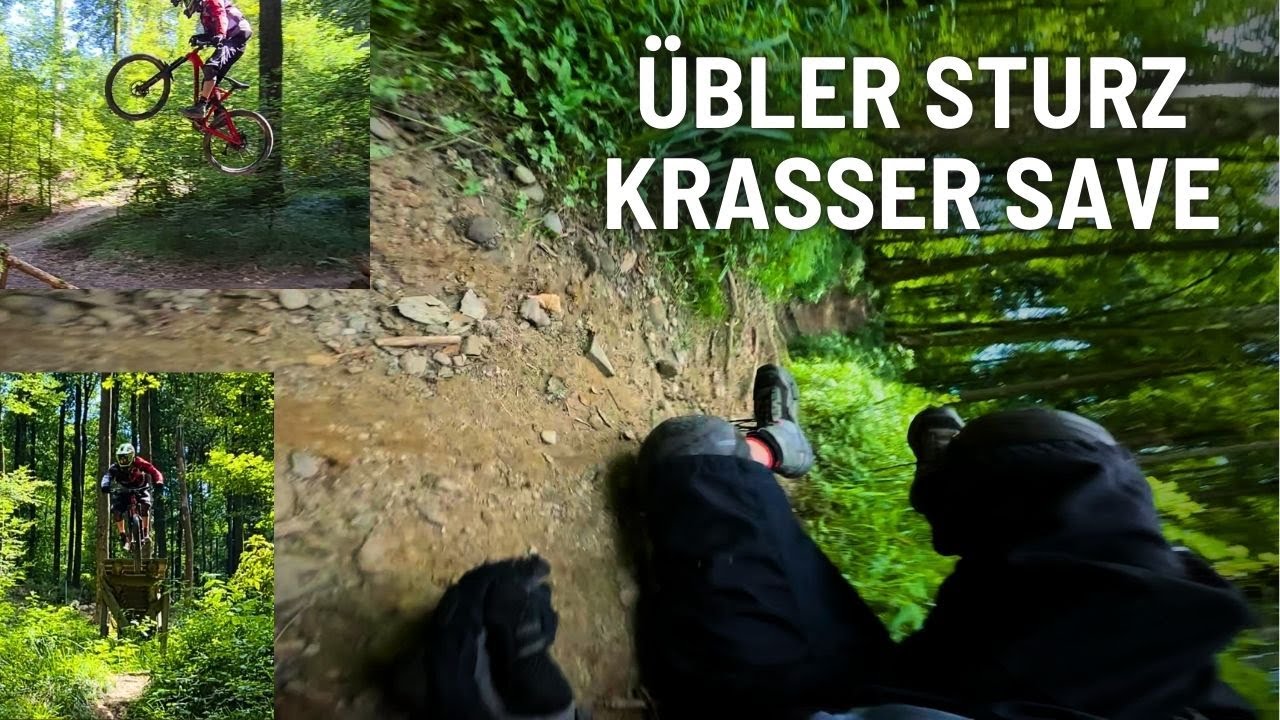 Übler Sturz / Krasser Save / Bikepark Schienerberg
