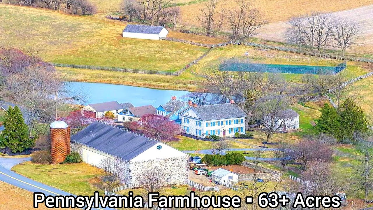Pennsylvania Farmhouse For Sale | 63+Acres | Pennsylvania Farmland For Sale | Auction Property