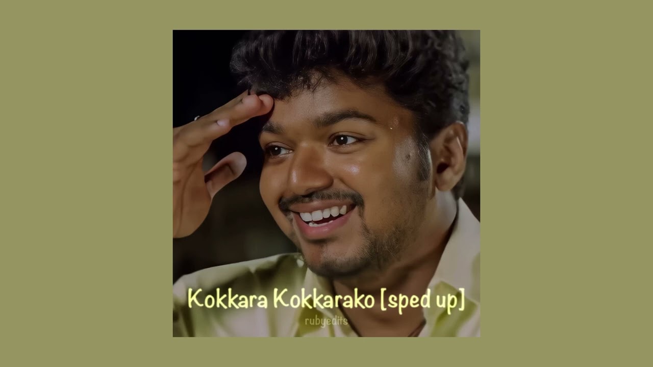 Kokkara Kokkarako - sped up #tamilsongs #ghilli #spedup