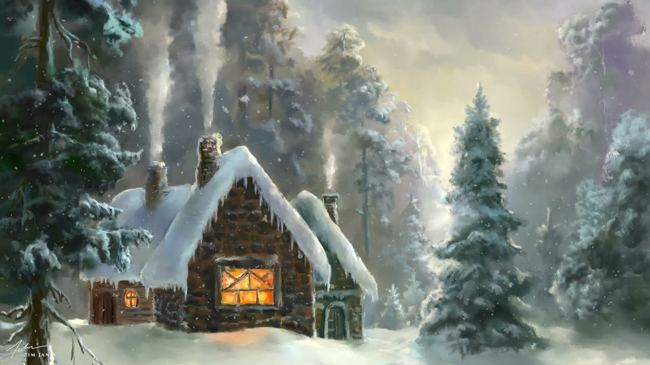 Beautiful most popular Christmas Carols: Instrumental Christmas Music in 4k