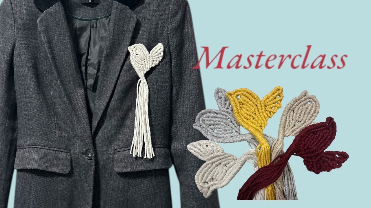 | DIY| bird | macrame | hand made | accessories | брошка пташка| макраме| ручна робота | аксксуари