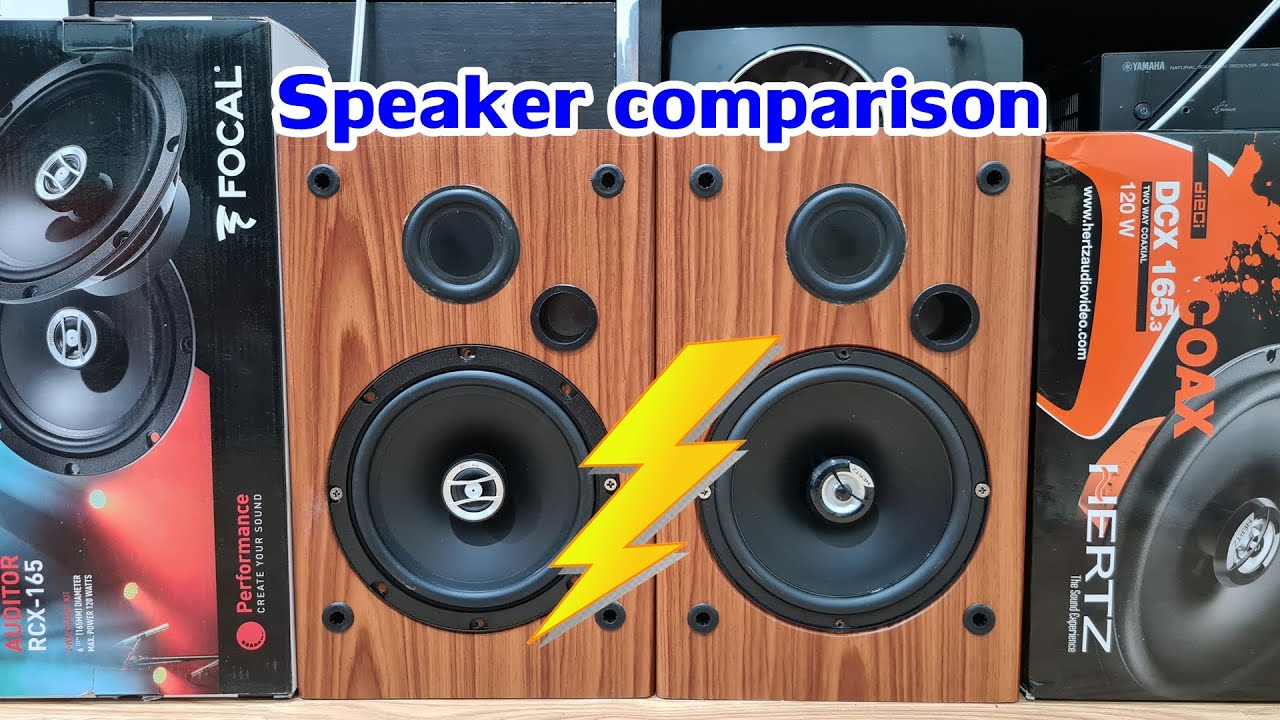 Speaker review : รีวิว Speaker comparison Focal RCX-165 vs Hertz DCX 165.3 ดีคนละแบบ