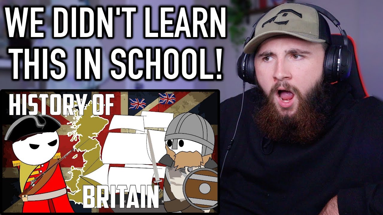 History of Britain in 20 Minutes - American Reacts