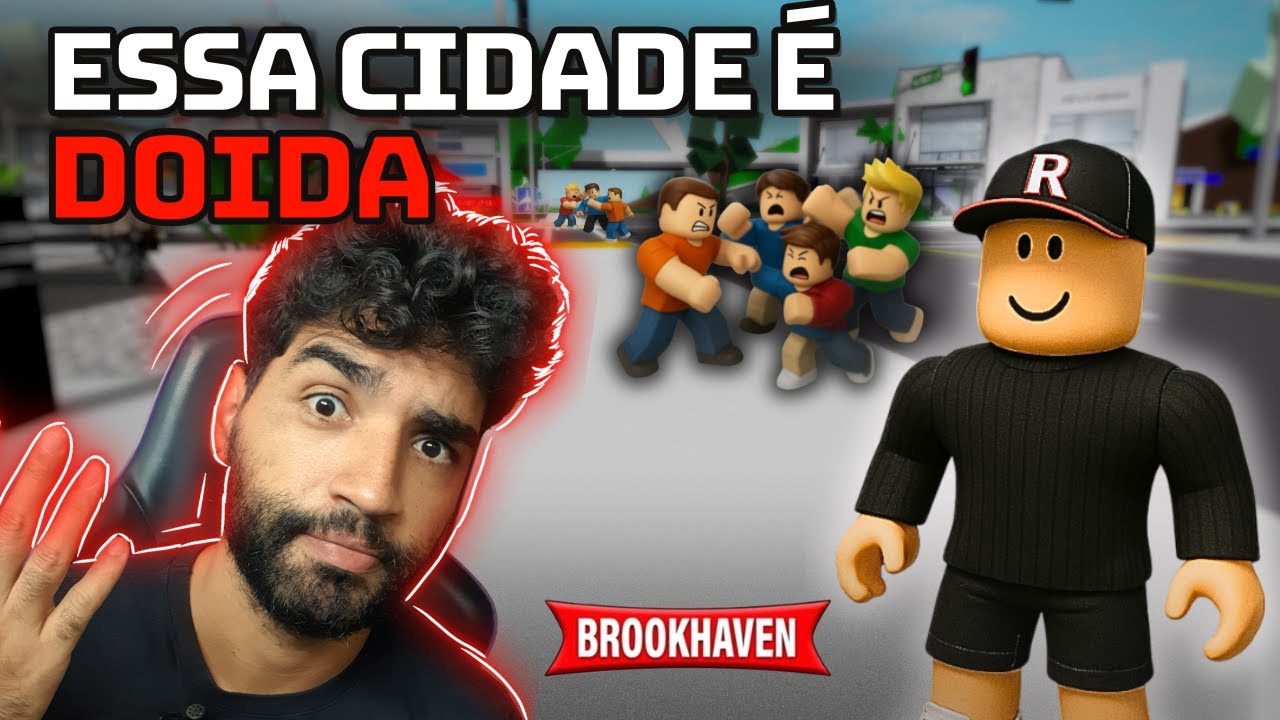 PRIMEIRA VEZ JOGANDO ROBLOX EM BROOKHAVEN?? | Guigs