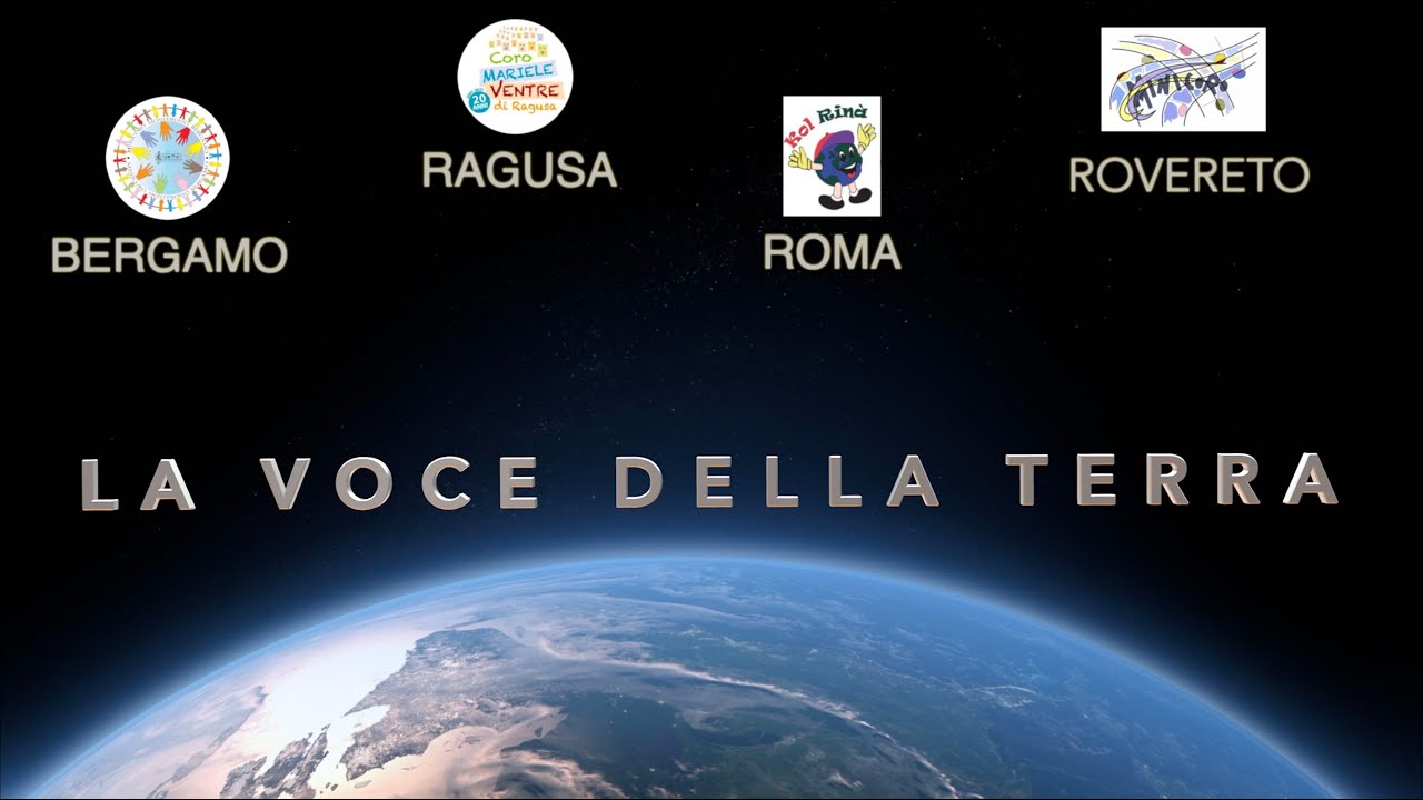 La voce dellaTerra - cover di quattro cori Galassia dell'Antoniano (Minicoro Monterosso di Bergamo)