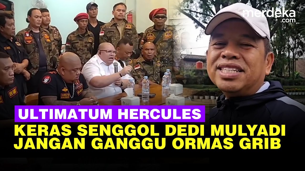 PANAS! Ultimatum Hercules ke Gubernur Jabar Dedi Mulyadi: Jangan 'Usil' Ganggu GRIB