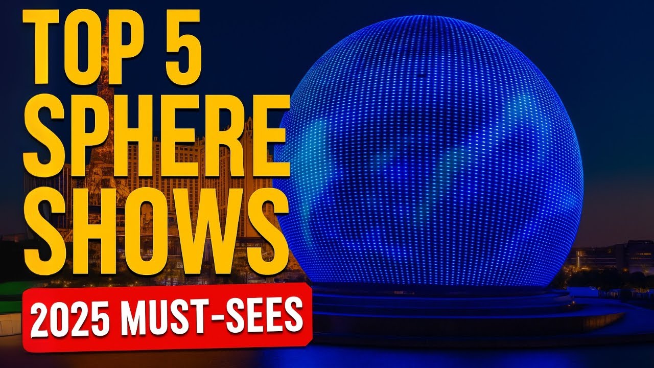Top 5 Las Vegas Sphere Shows in 2025 You Can&rsquo;t Miss! 🔥 (Immersive Concert Experiences)