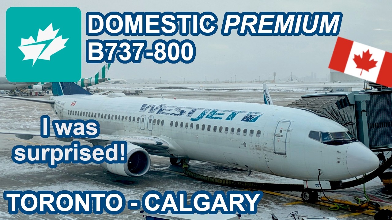 WESTJET'S DOMESTIC PREMIUM CLASS | Worth it?? | TORONTO - CALGARY