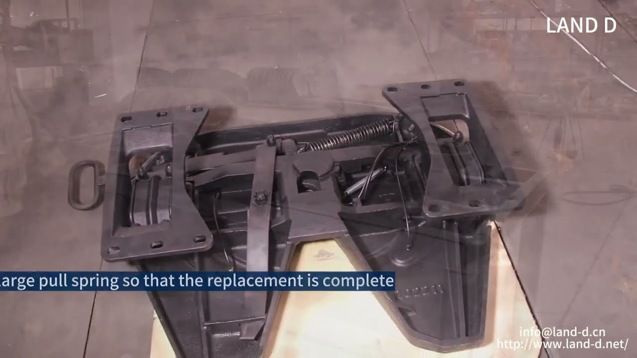 JOST Tape/Holland fifth wheel 37C Assembly and disassembly Whole process explanation