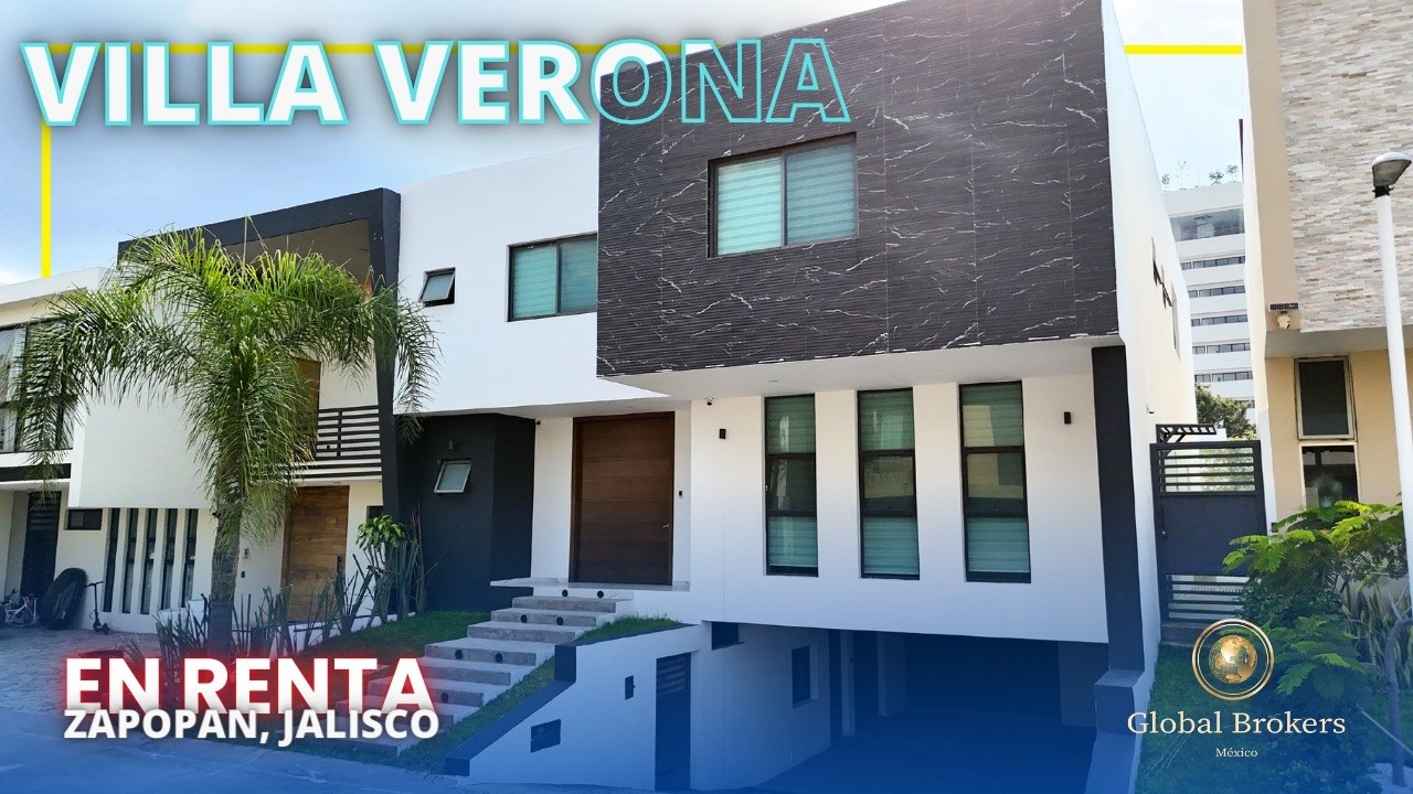 Casa en Renta por $89,000 en Villa Verona, Zapopan, Jalisco
