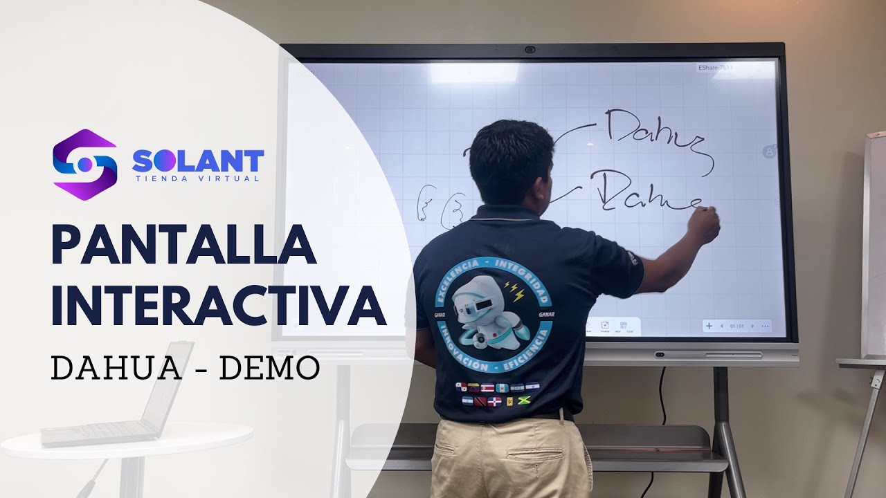 🖥️ Pantalla Interactiva Dahua DHI-LCH65-MC410-B | Solant Guatemala | Review en Español