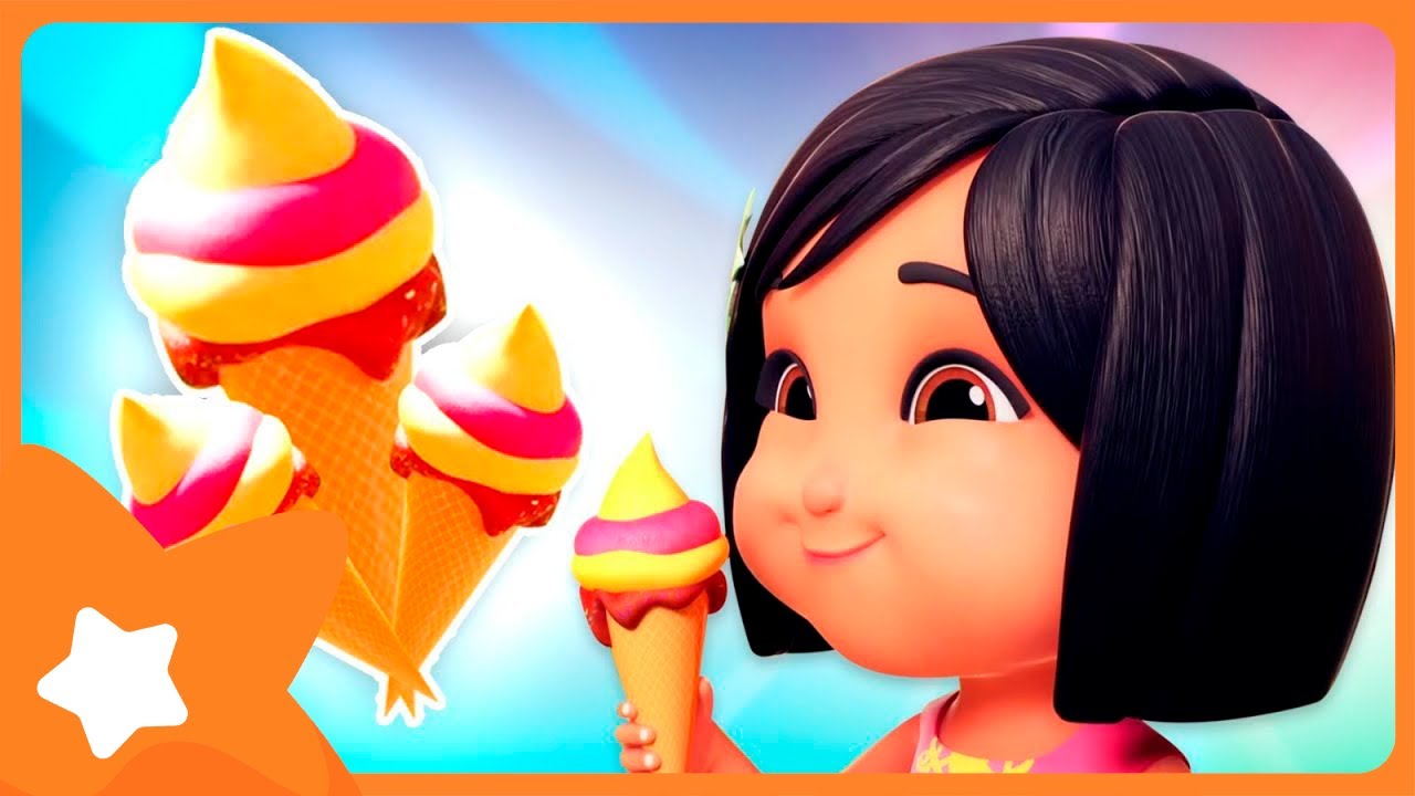 Ice Cream Song, आइसक्रीम गीत, Hindi Nursery Rhymes and Baby Cartoon Videos