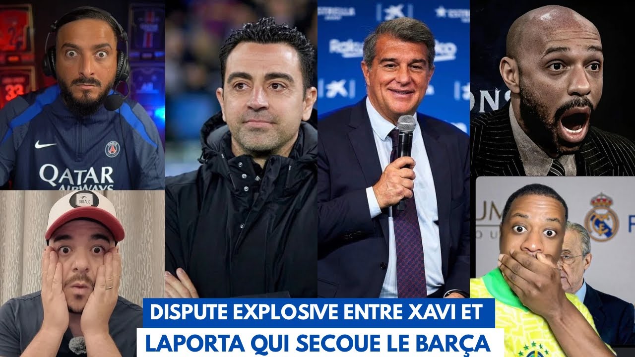 🚨CLASH AU BARÇA :  XAVI ET LAPORTA SE DÉTRUISENT EN DIRECT DEVANT LES CAMÉRAS !