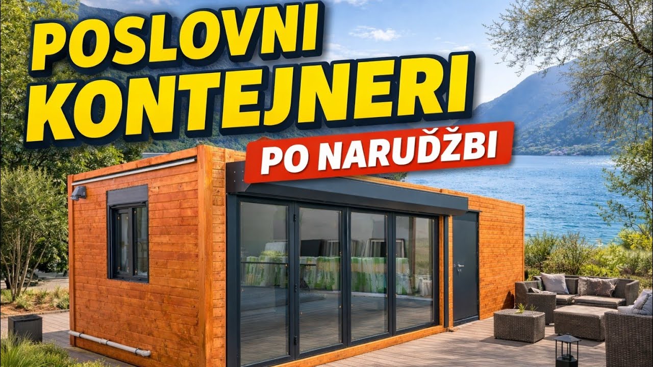Module 8x3 obložen drvetom i kuhinja #kontejner #container #tiny #module #modulehome #tinyshop #bosn