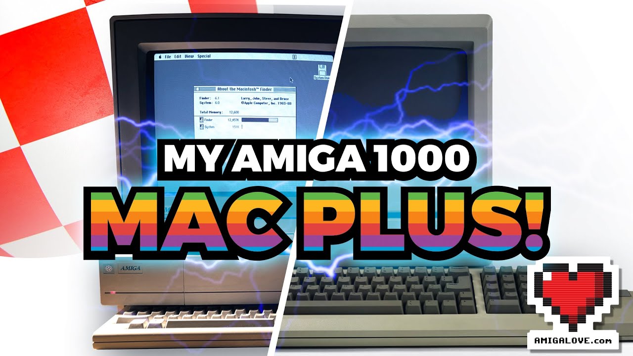 My Amiga 1000 Macintosh Plus: It's Alive!
