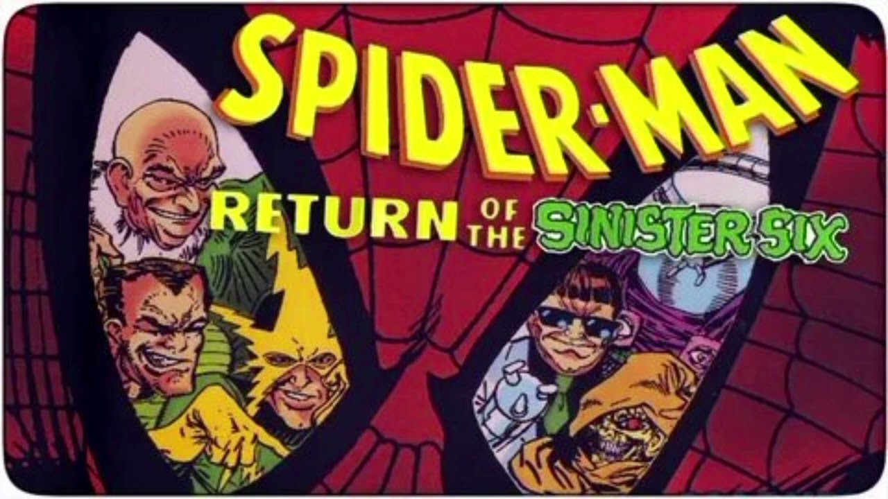 spider man return of the sinister six title screen 16 bit remix
