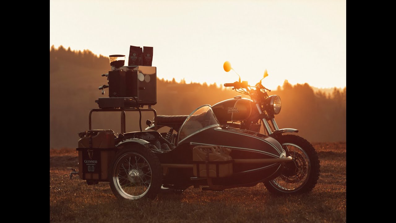 ACE CAFE LUZERN x ROYAL ENFIELD: A custom built of an Interceptor to a sidecar with caffeine inside!