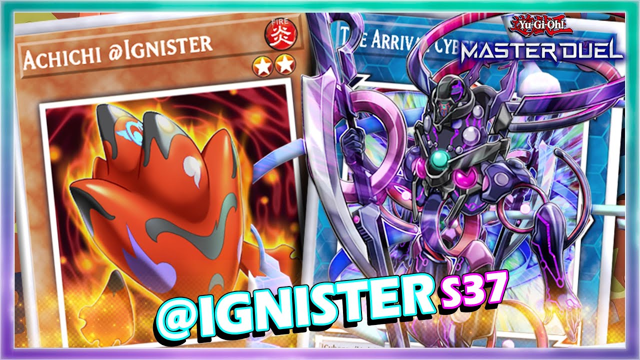 PURE @IGNISTER SEASON 37 RANKED GAMEPLAY IN YUGIOH MASTER DUEL