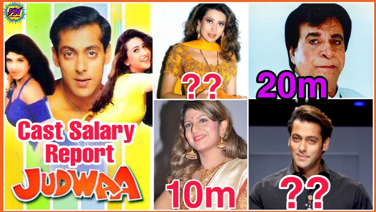 Judwaa Full Movie Cast Shocking Salary Report | #Salman Khan Ne Itna Zeada Fees Q lia | Filmy NeRd