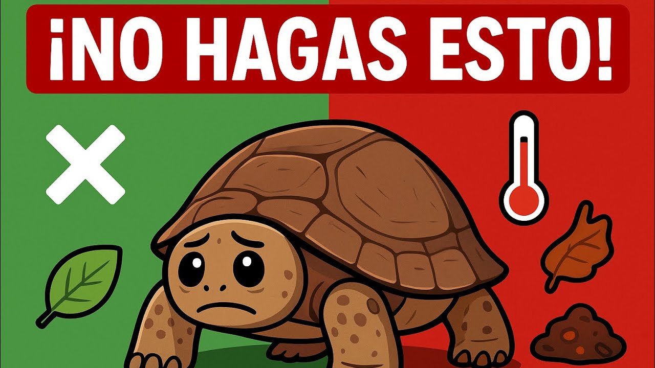 5 Errores al Cuidar Tortugas de Tierra (Que Casi Todos Cometen)