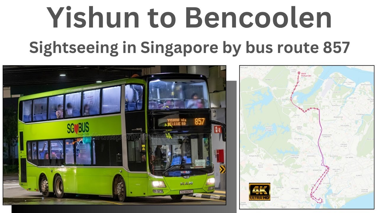 Bus route 857 - a perfect sightseeing trip in  Singapore