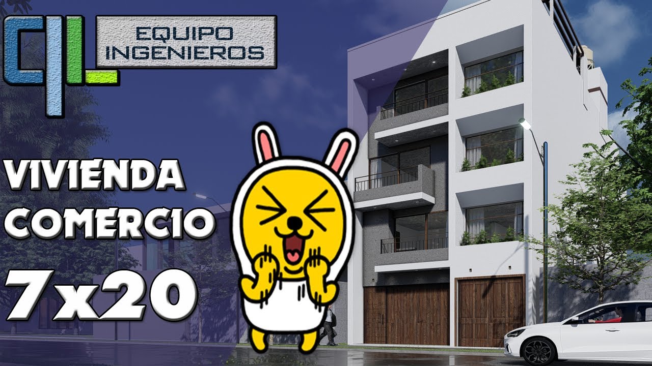 🔰 Vivienda - Comercio de 4 Pisos CALLAO Sr. Antony en terreno de 7x20m