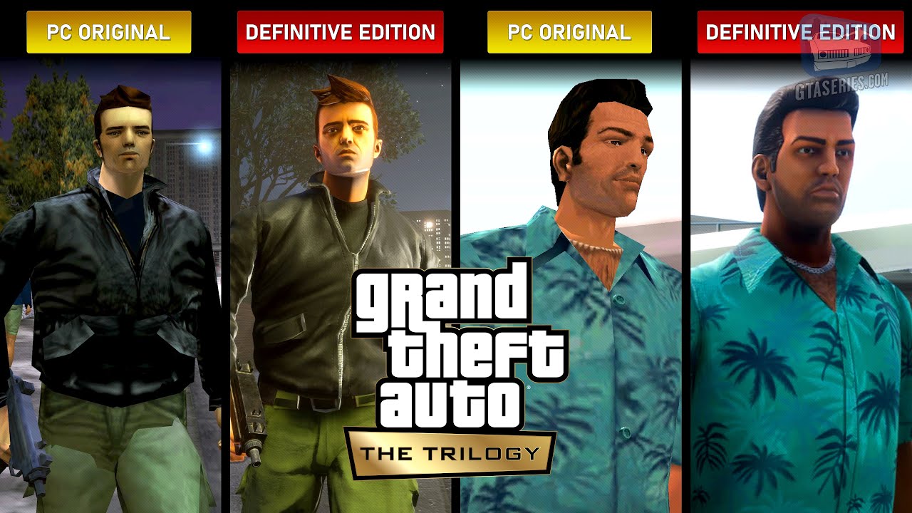 GTA The Definitive Edition Screenshots Comparison