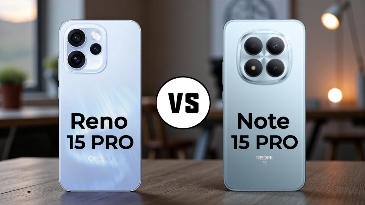 Oppo Reno 15 Pro vs Redmi Note 15 Pro 
