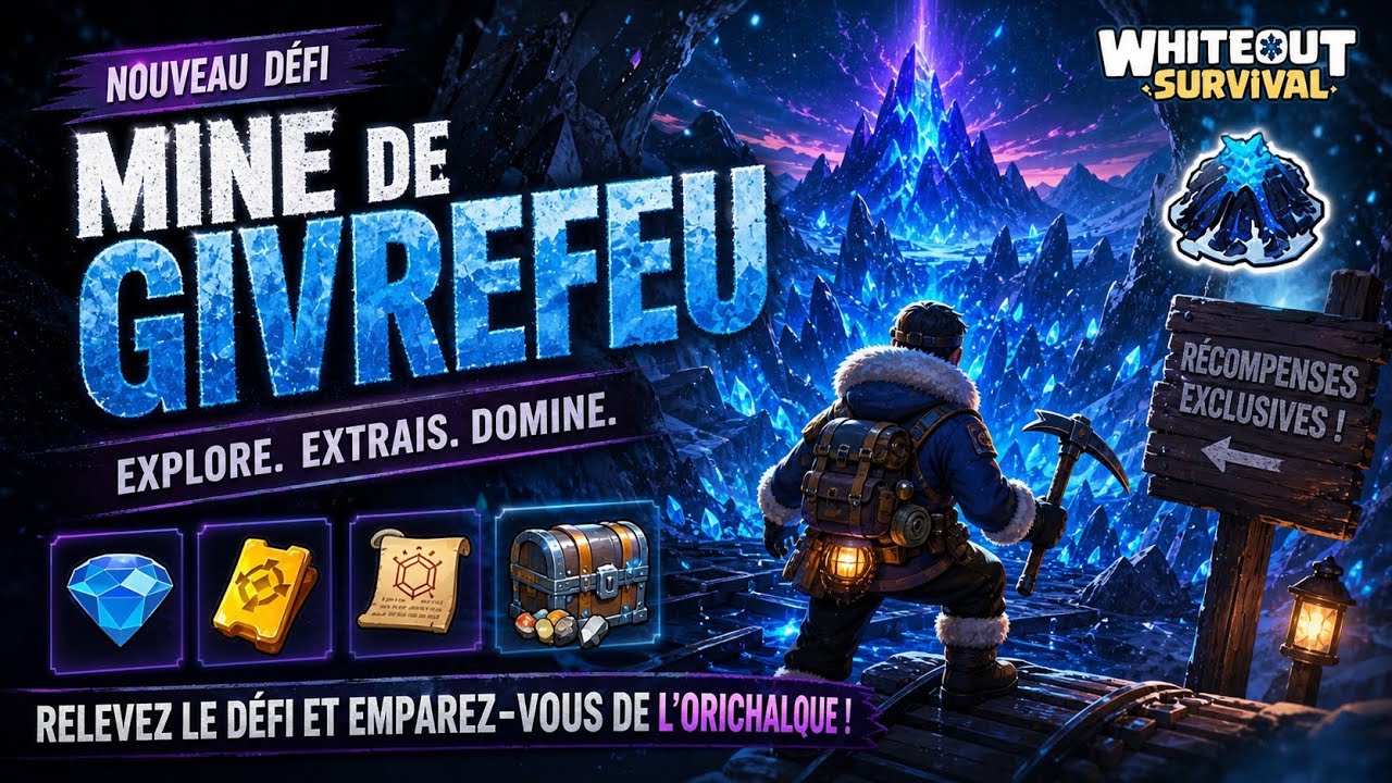 Frostmine / Mine de givrefeu. WHITEOUT SURVIVAL / RANK 7