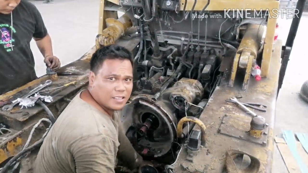 6BB1 engine Overhauling & transmission Overhauling (FD35Z6 TCM)part 1 by:THDM@MEKALIKOT