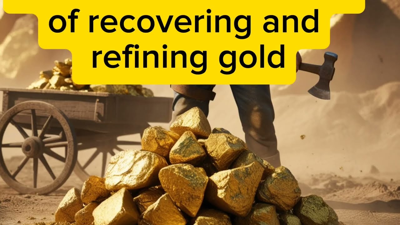 The ancient methods of gold recovery and refining.