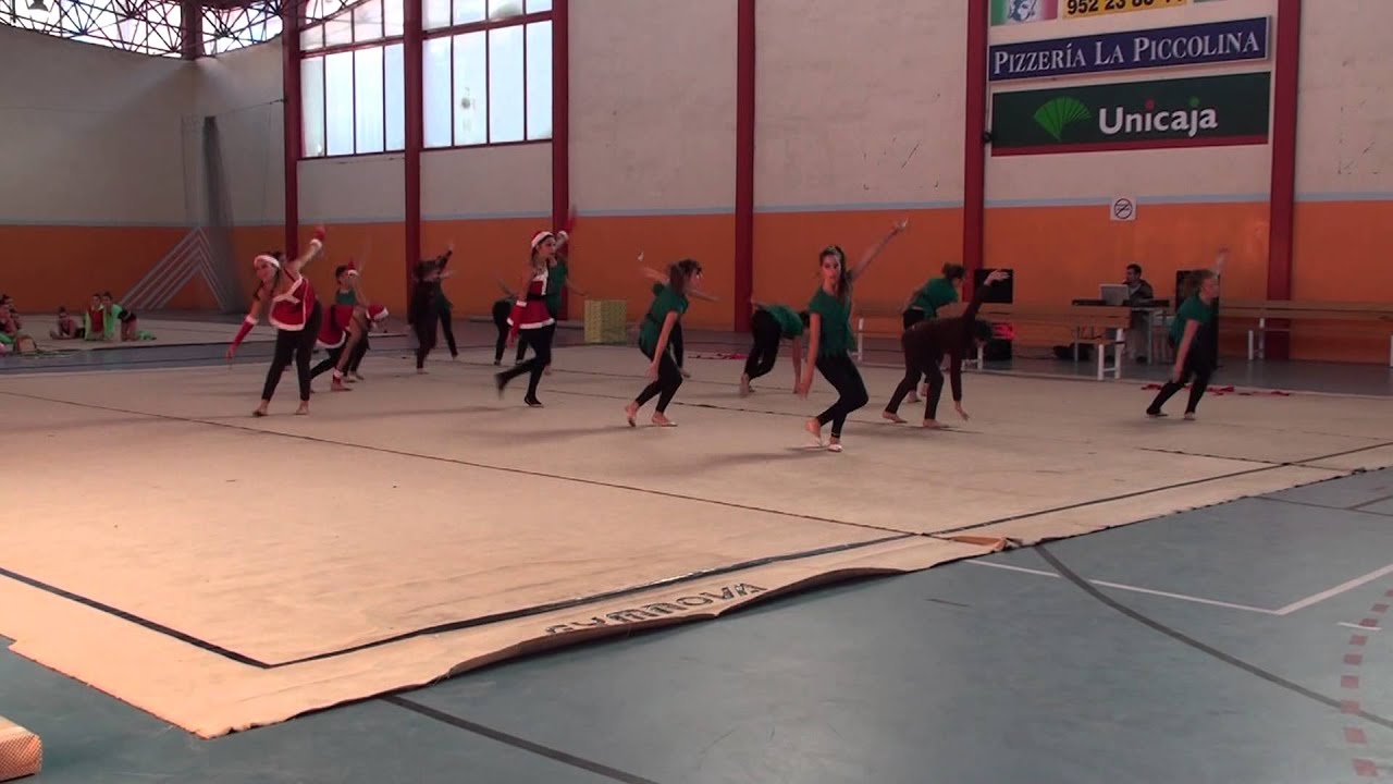 Exhibicion de Navidad, Club Miralmar, Escuela de gimnasia rítmica